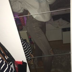 American Eagle Next Level Stretch Mauve Jeans